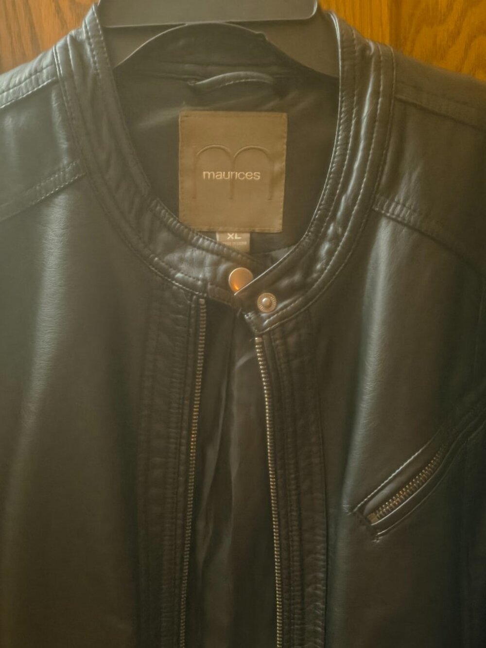 Maurices Faux Leather Jacket Size XL